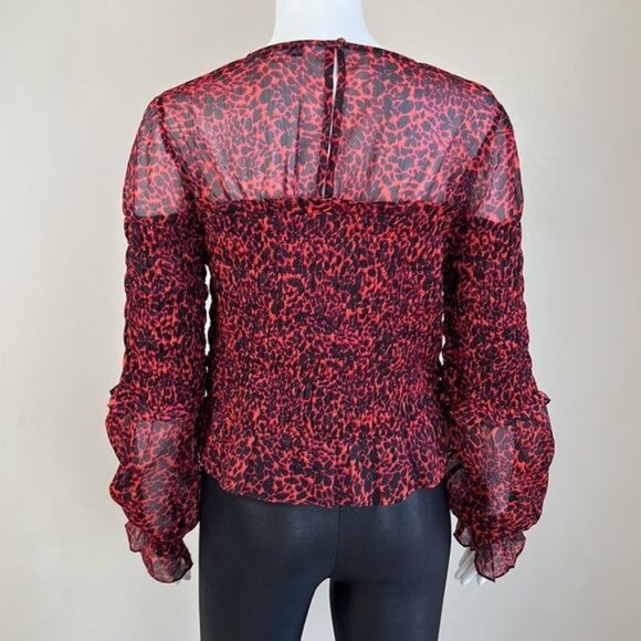 WALTER BAKER Serena Square Neck Top - M - Picture 3 of 13